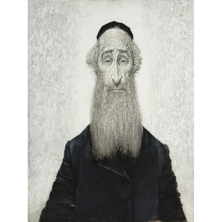 Maciej Lachur | Portret rabina, 1972 r.