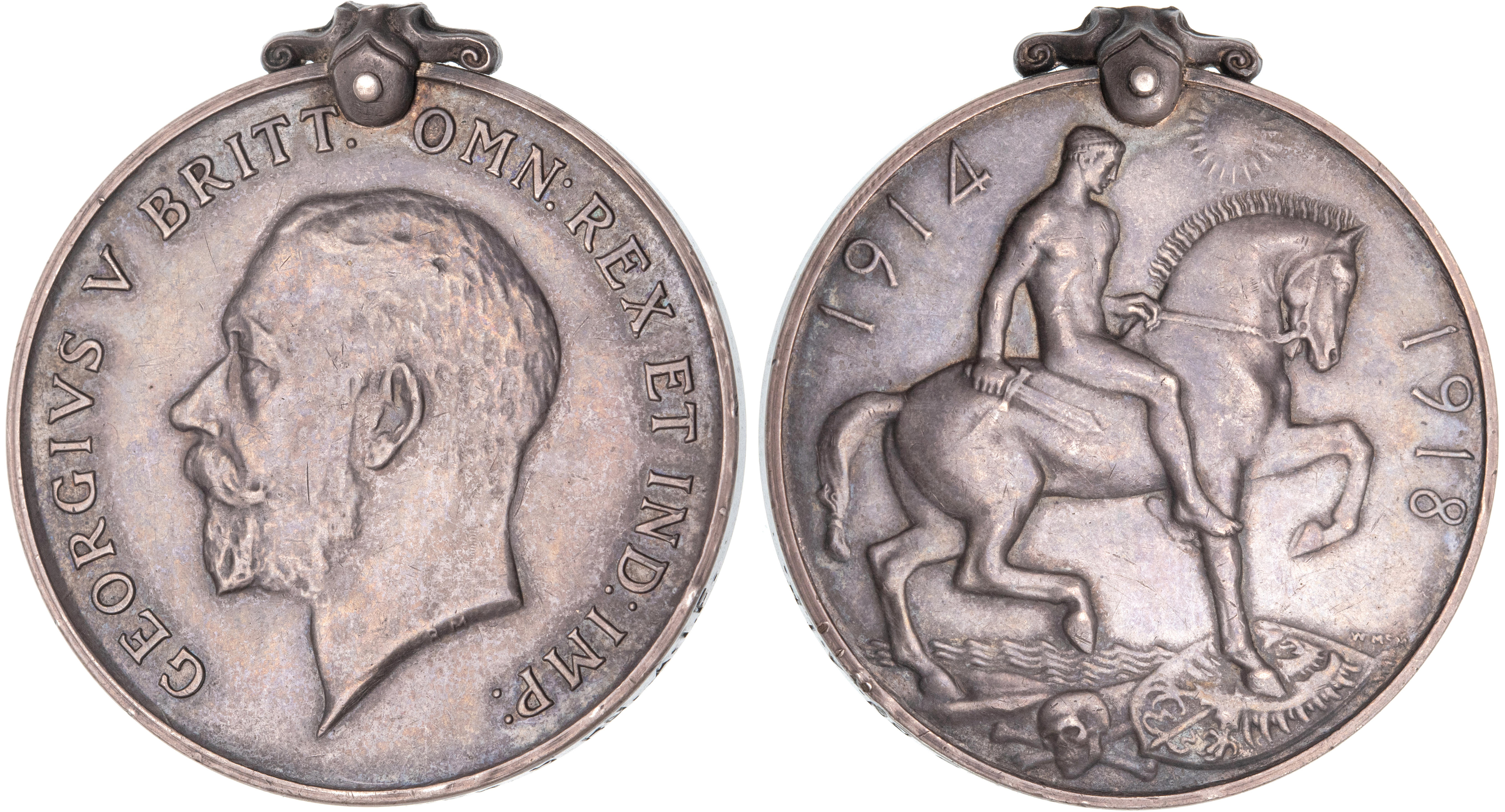 9th Battalion A.I.F., British War Medal, 1914 - 1918, VF
