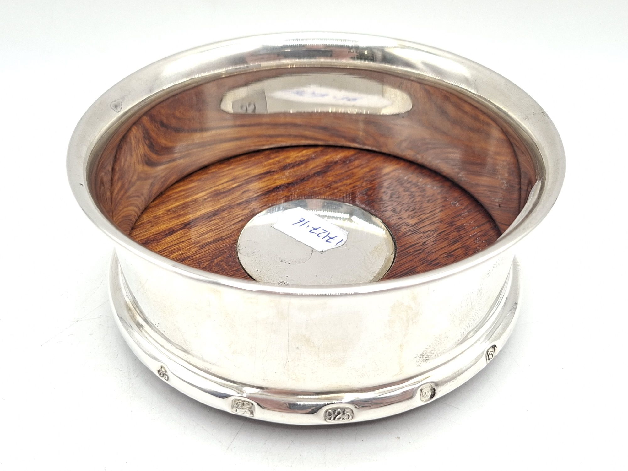Sterling Silver Modern Bottle Coaster
