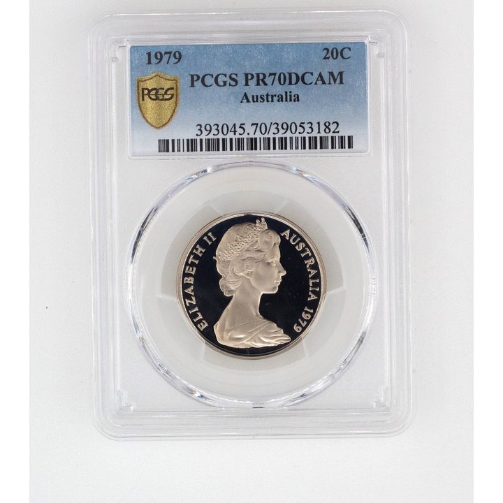 Elizabeth II, Twenty Cent, PR70DCAM , 1979 PCGS POP - 21/0