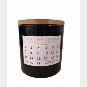 Take Care Candles - Wild Honey - 340g - Tick off 21 days of self care