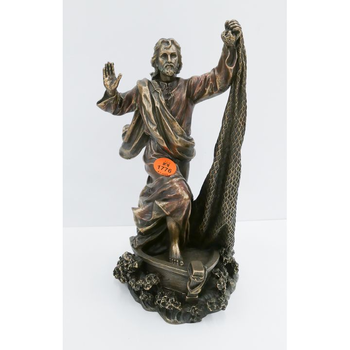 Veronese Resin Fisherman Sculpture- 9''