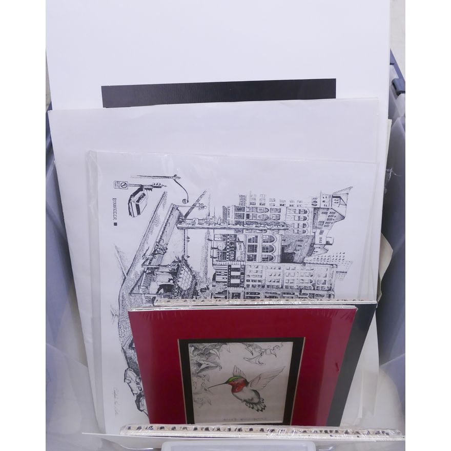 Tote MISC Small Art Prints. 50+ small prints measuring up to 20x13''.