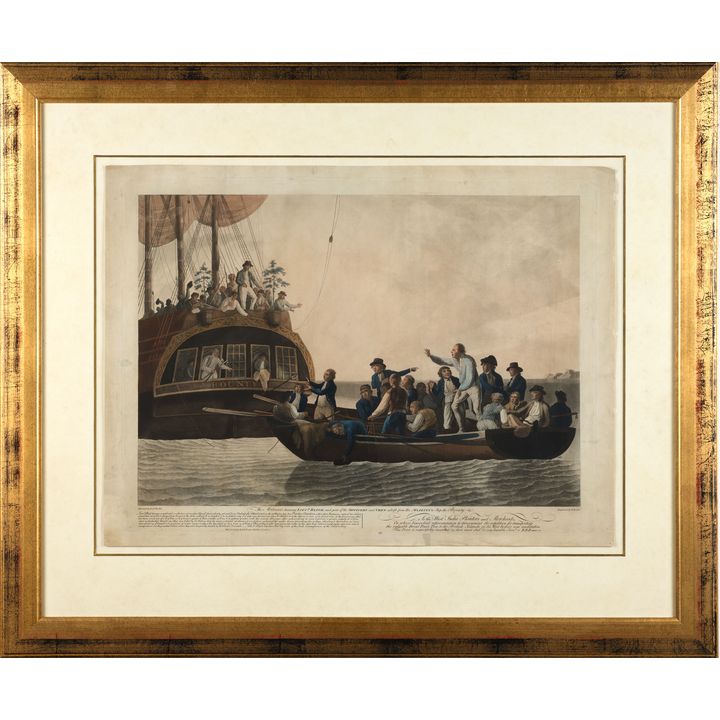 Robert Dodd 'The Mutineers turning Lieutenant Bligh and the officers and crew adrift...'