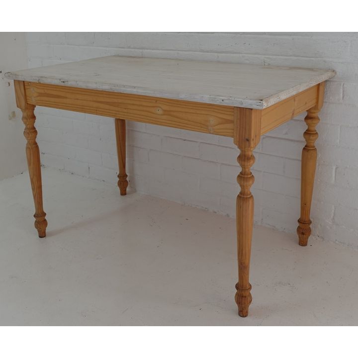 PAINTED PINE KITCHEN TABLE