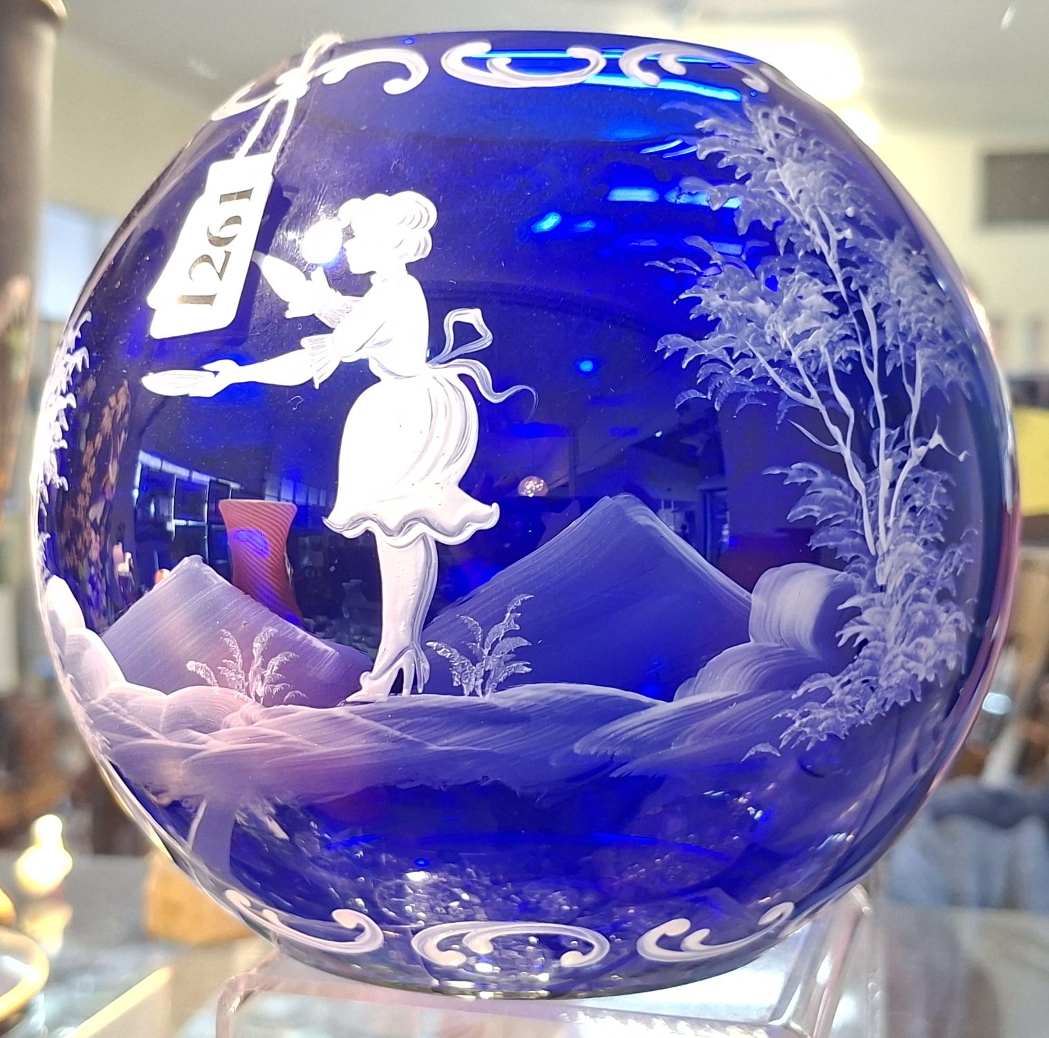 Mary Gregory Style Vase