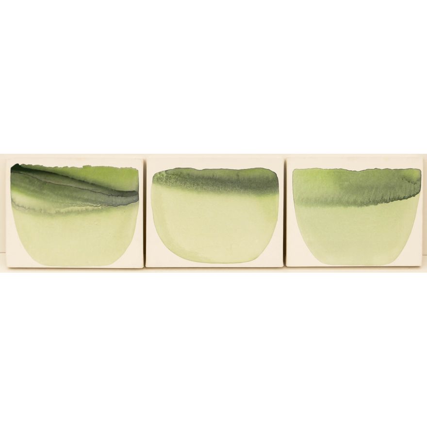 Robert Miller ''Near Tibet'' (Triptych) 1998 Oil