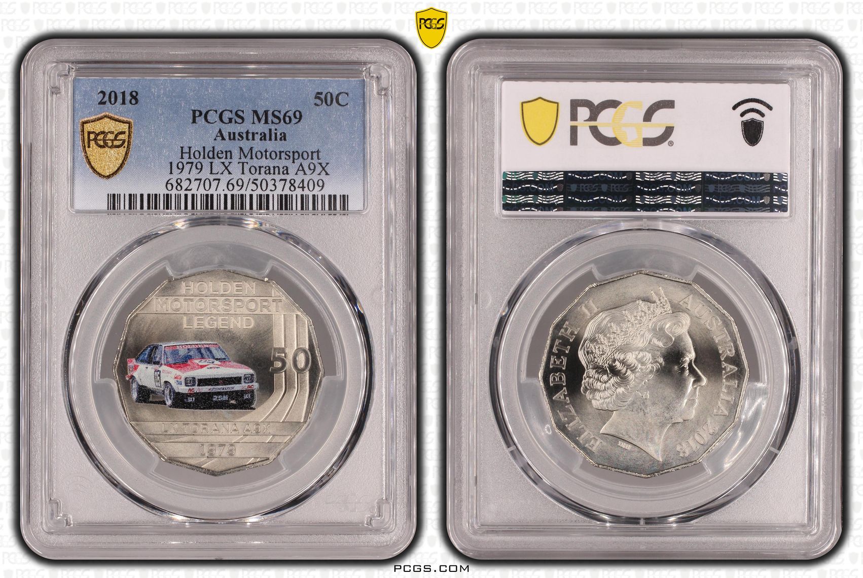 Holden Motorsport - 1979 LX Torana A9X , Fifty Cent, 2018, PCGS MS69