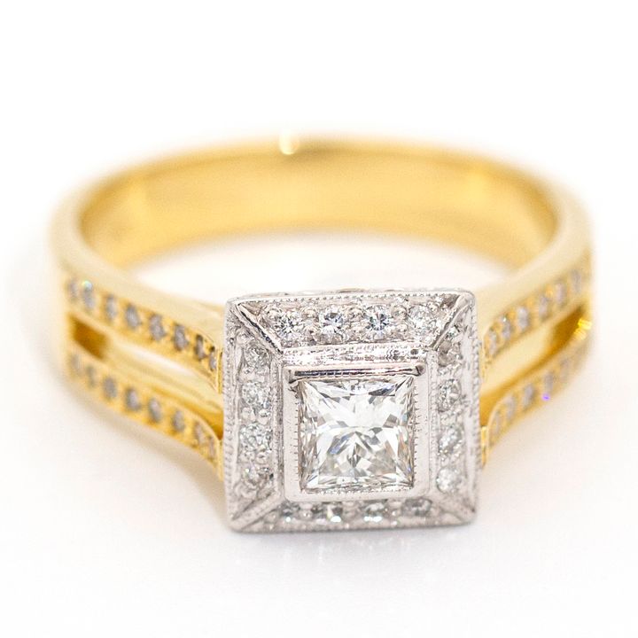 0.55 F VS Certified Diamond Ring