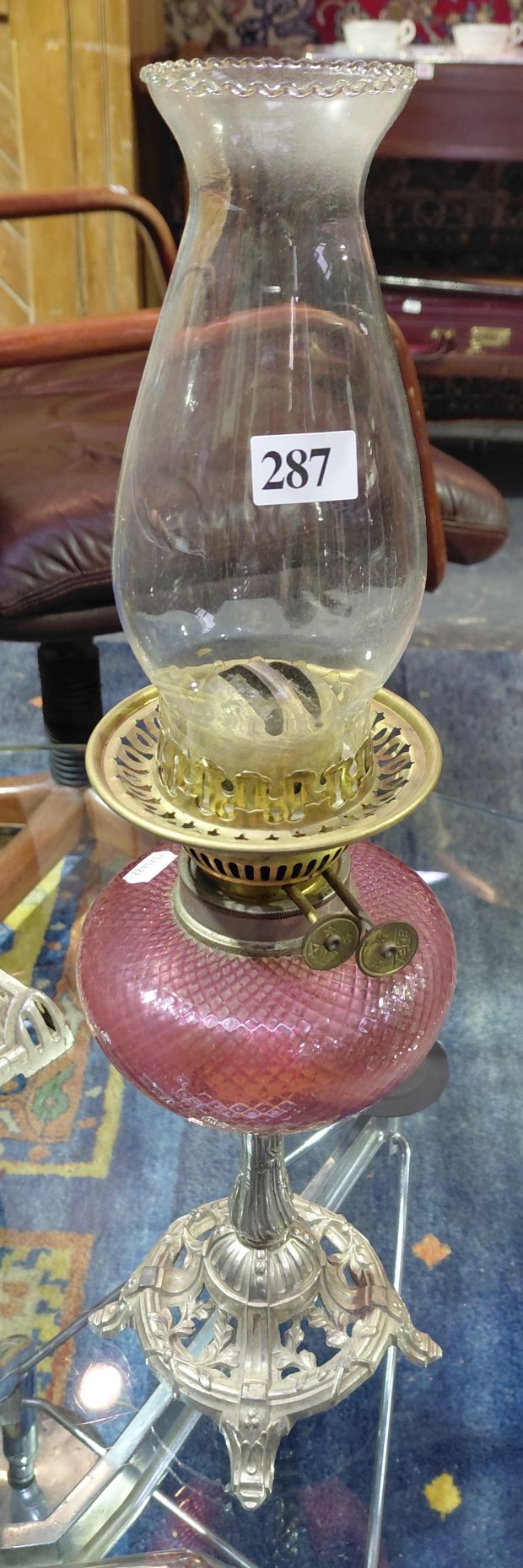 287 · VICTORIAN OIL LAMP