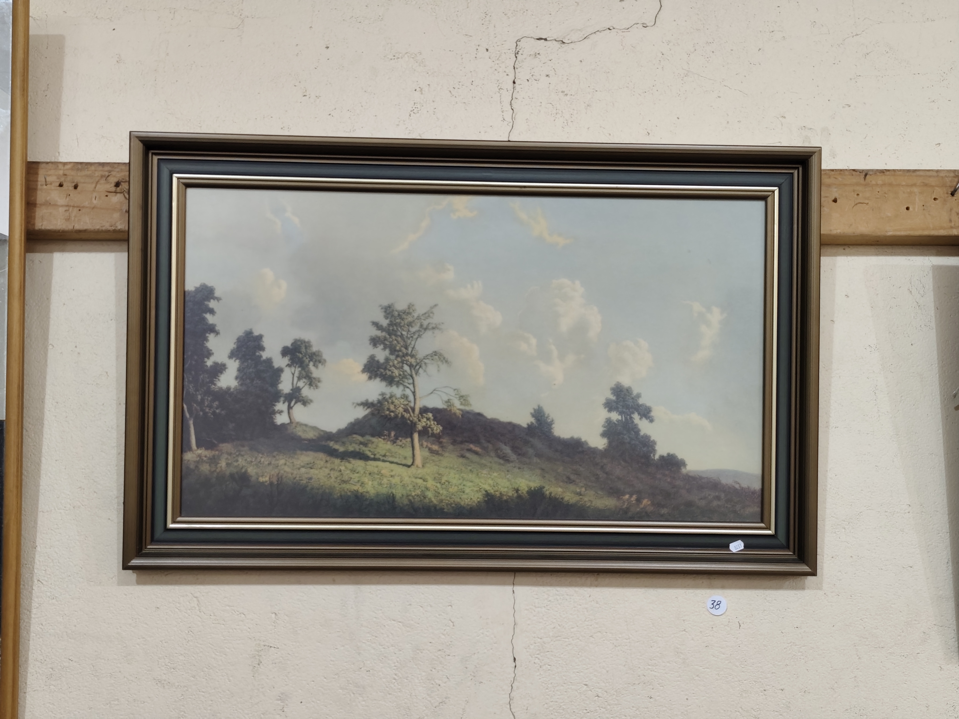 Framed Tree and Hill Art — NZ auction result