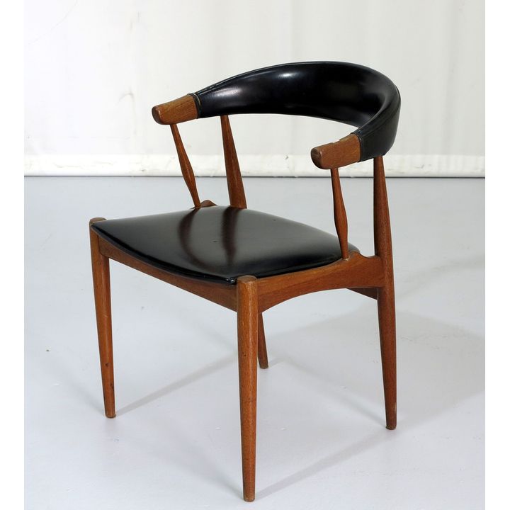 MID CENTURY DANISH BRDR MODEL BA113 CHAIR, designer Johannes Andersen, circa 1960
