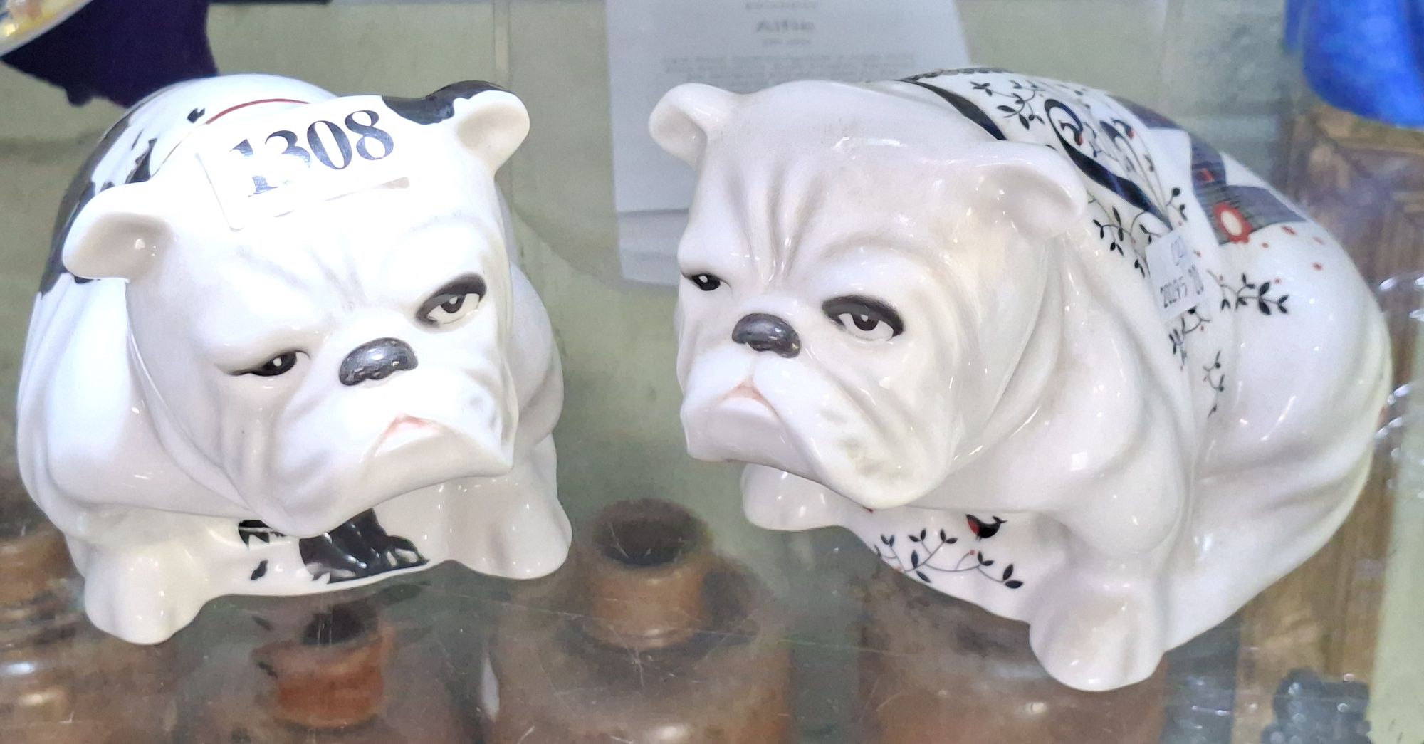 1308 · ROYAL DOULTON PATCH AND ALFIE BULLDOGS
