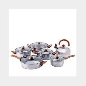 12 Piece Non Stick Cooking Utensil Pots Sets | DR 51663/15451 B2 (S5)