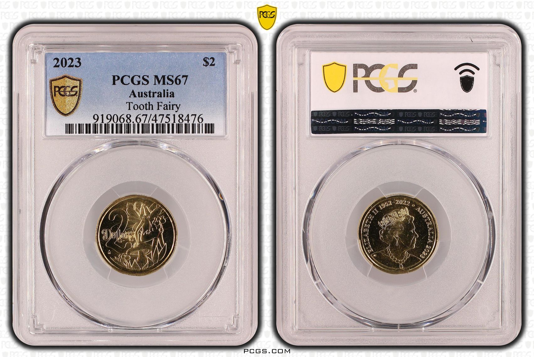 Tooth Fairy, Two Dollar, 2023, PCGS MS67