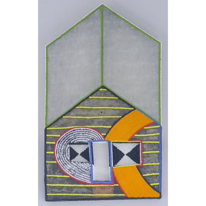 Jack Chevalier ''Downtown House'' 1979 Mixed Media