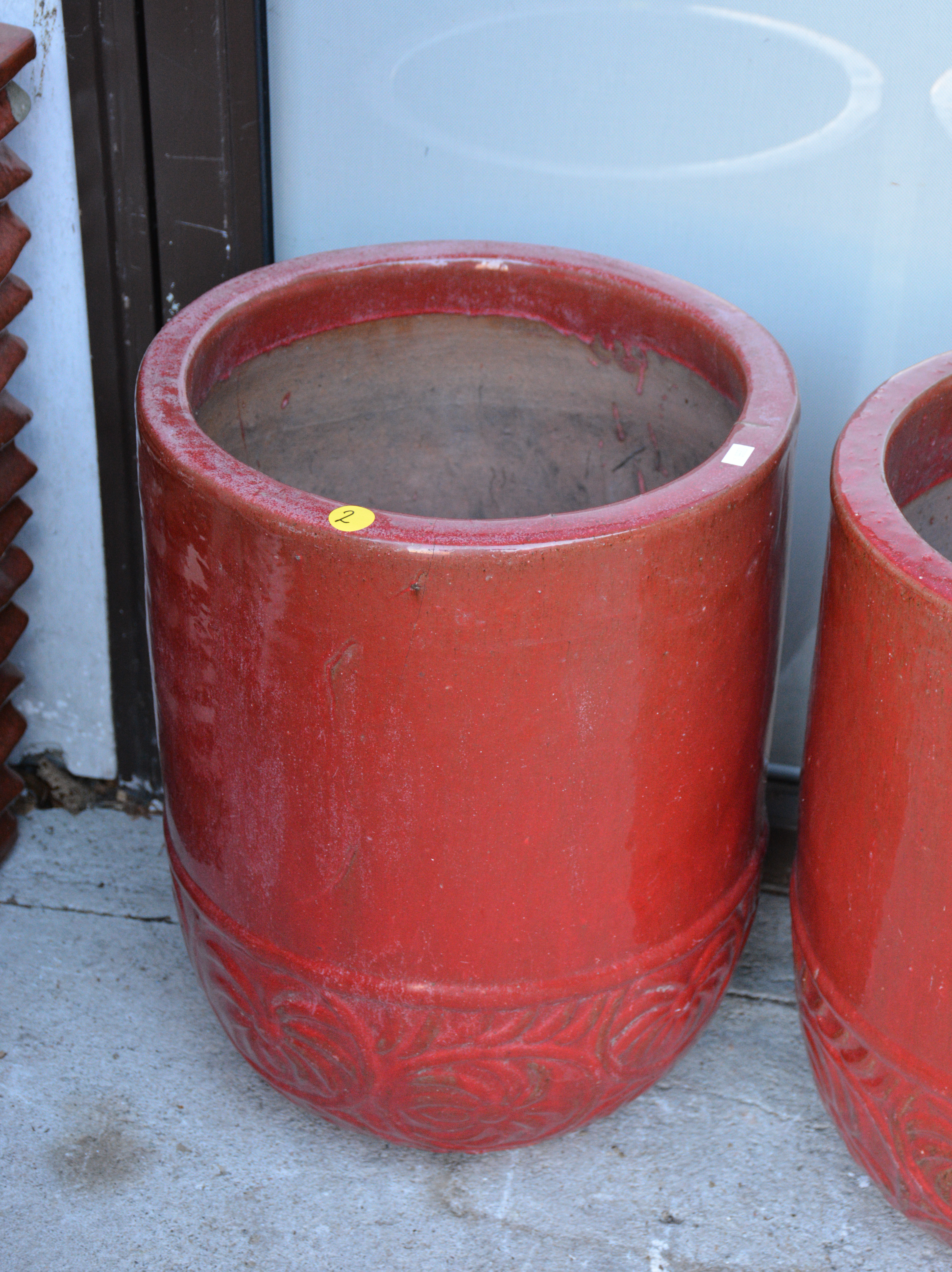 Large Outdoor Red Pot — NZ auction result