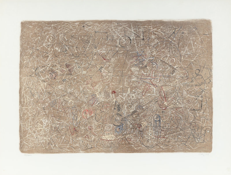 Mark Tobey
(American, 1890-1976)
Flight Over Forms, 1966