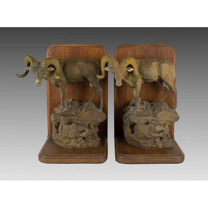 Joe Beeler (1931-2006), Ram Bookends