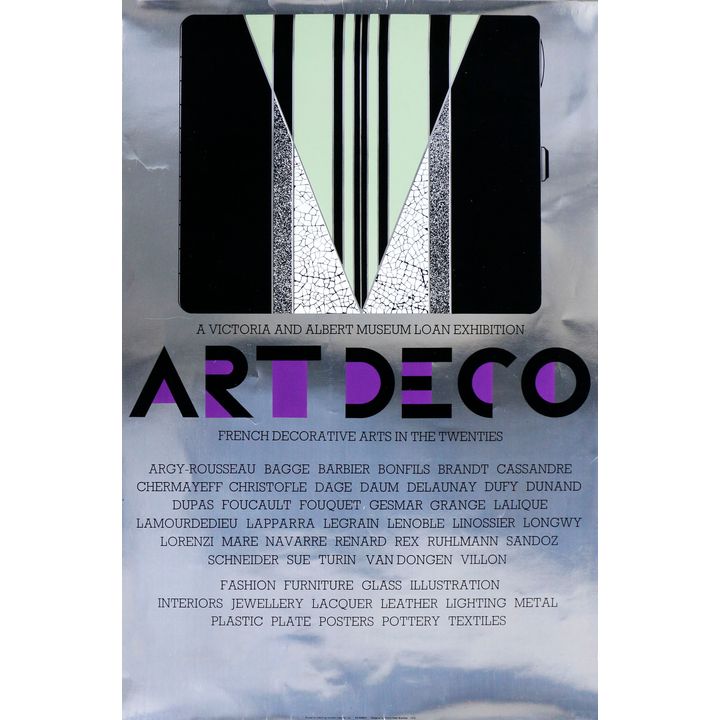 Art Deco, Modern Chairs, International Ceramics - Three Victoria & Albert Museum's poster prints