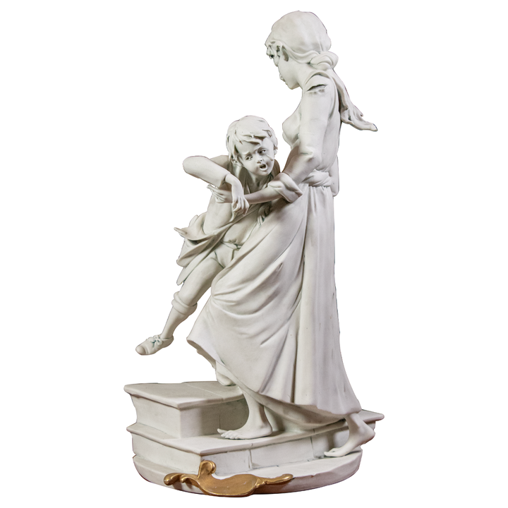 DAMA CON NIÑO MARCA CAPODIMONTE