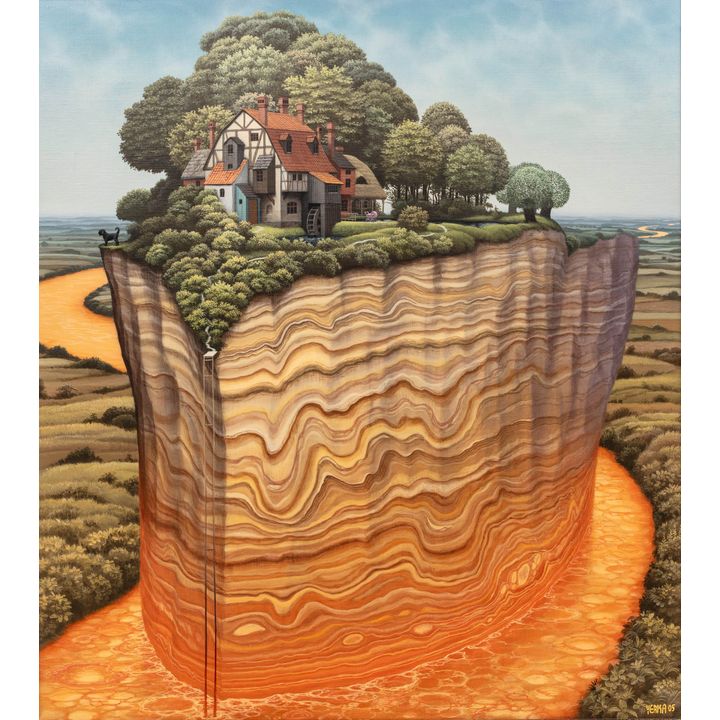 Jacek Yerka | Tektonik, 2005 r.