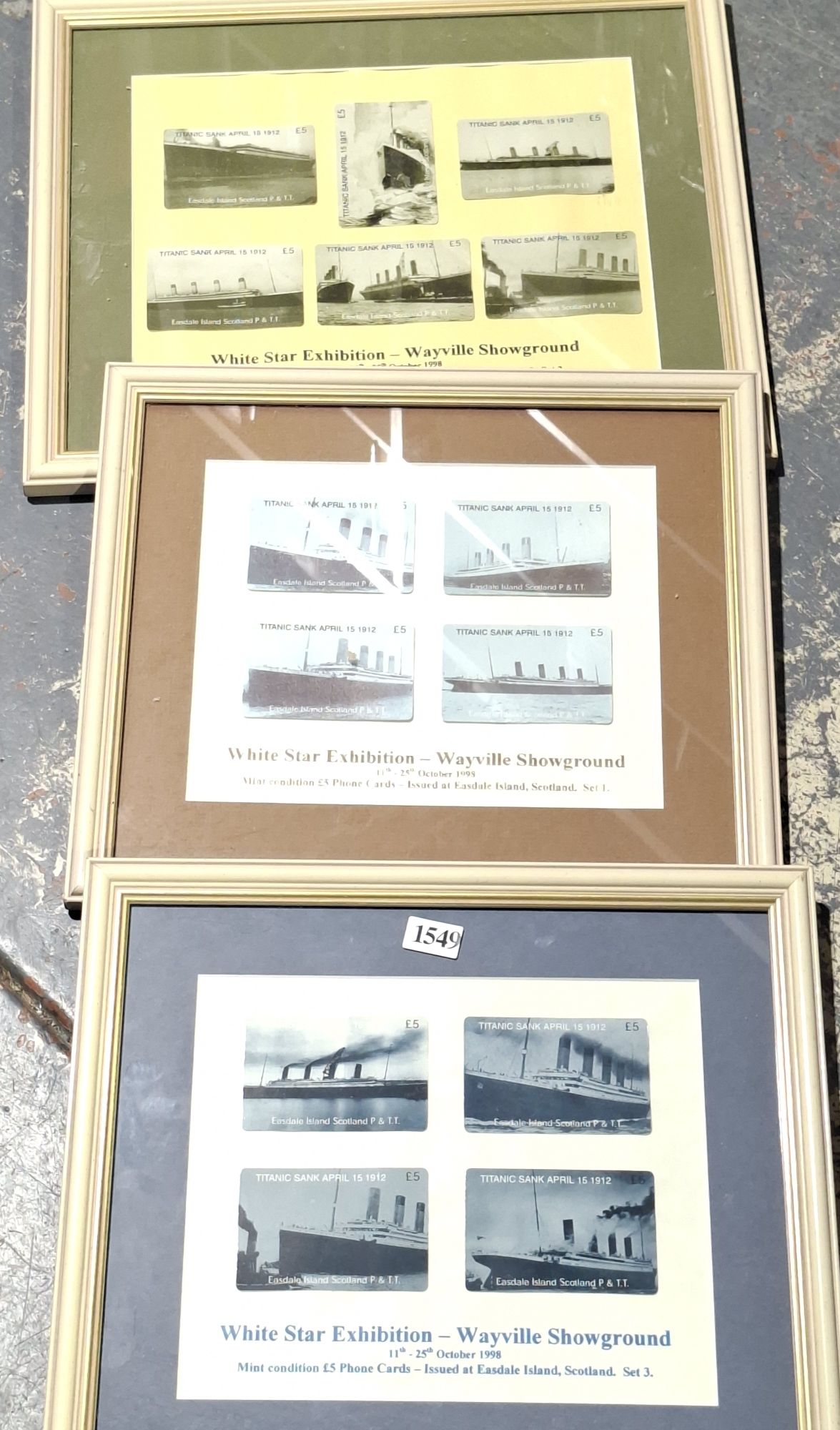 Framed Phone Cards