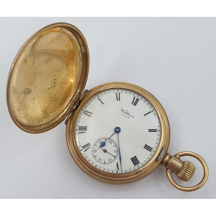 Vintage Waltham Hunter Case Pocket Watch C1917