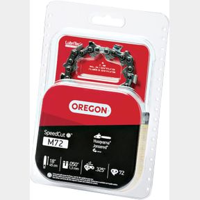 18" OREGON M72 18-INCH SPEEDCUT CHAINSAW CHAIN - FITS HUSQVARNA AND JONSERED, GREY