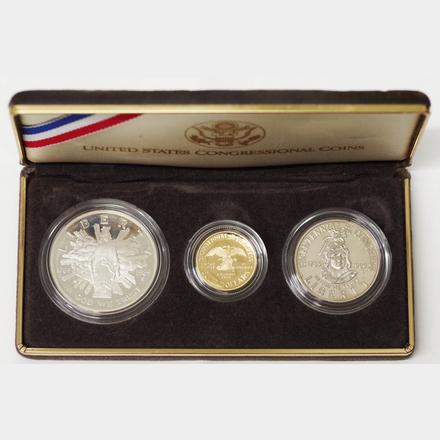 アメリカ議会 200周年 記念金貨 銀貨 白銅貨 1989年 プルーフ加工