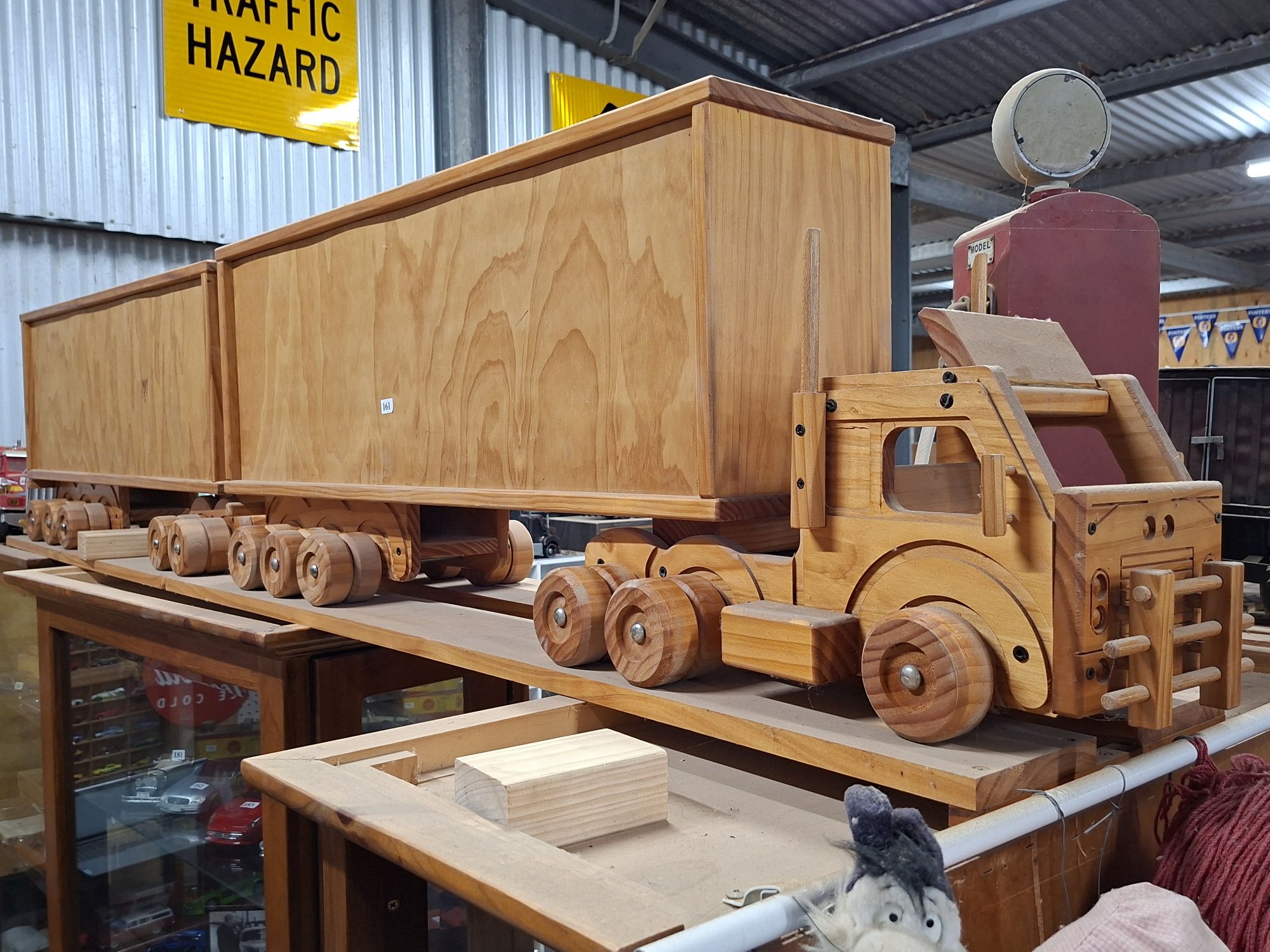 161 · LARGE WOODEN TRUCK