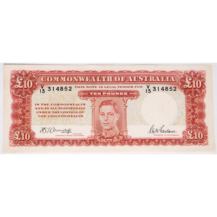 Armitage/McFarlane, Ten Pounds, 1943, aEF