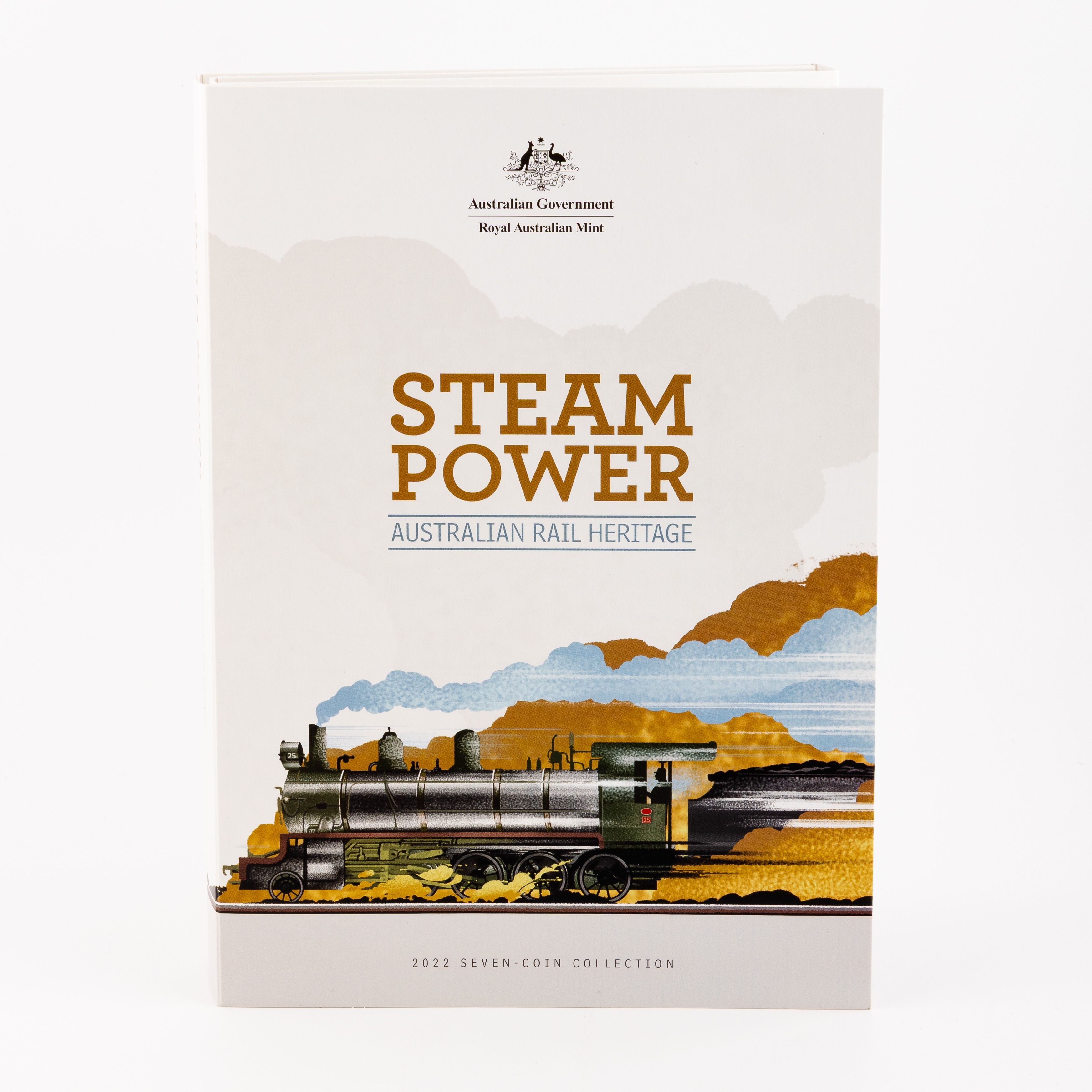 Elizabeth II, Steam Power - Australian Rail Heritage, Fifty Cents, 2022, UNC