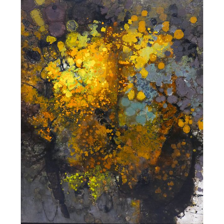 Kathleen Adkison ''Basalt Brightening'' Oil on Canvas