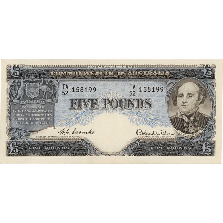 Coombs/Wilson, Five Pounds, 1954,  EF