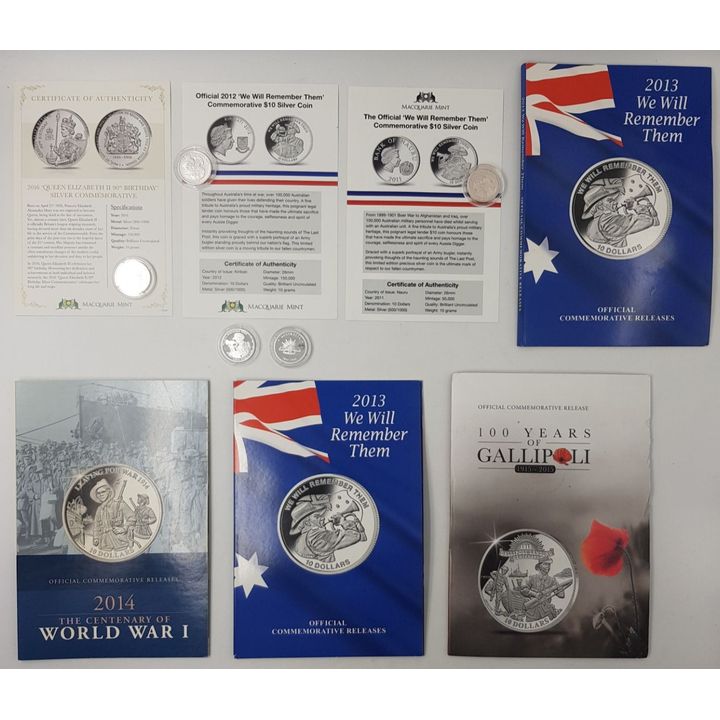 Silver Coins (x9)