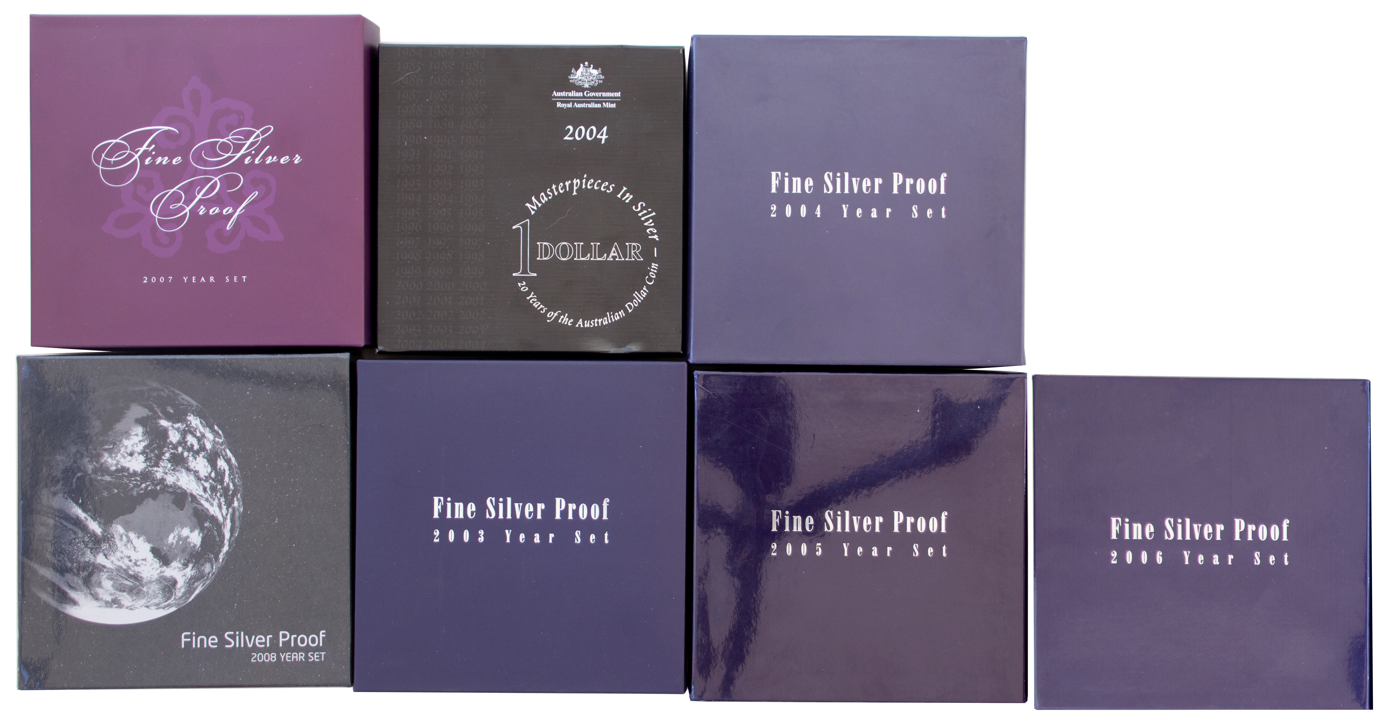 Set, Masterpieces in Silver, 2008, FDC