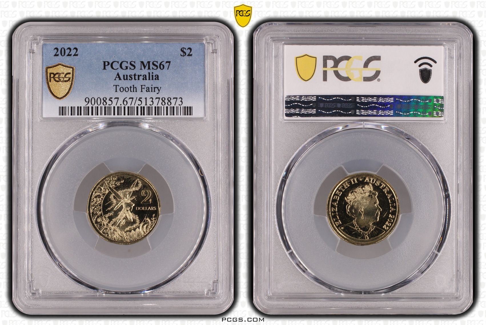 Tooth Fairy, Two Dollar, 2022, PCGS MS67