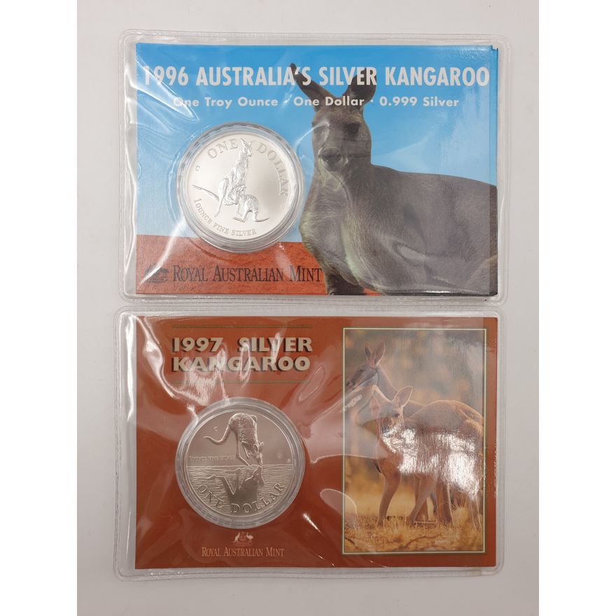 Silver Roo 1oz. Coins (x2)