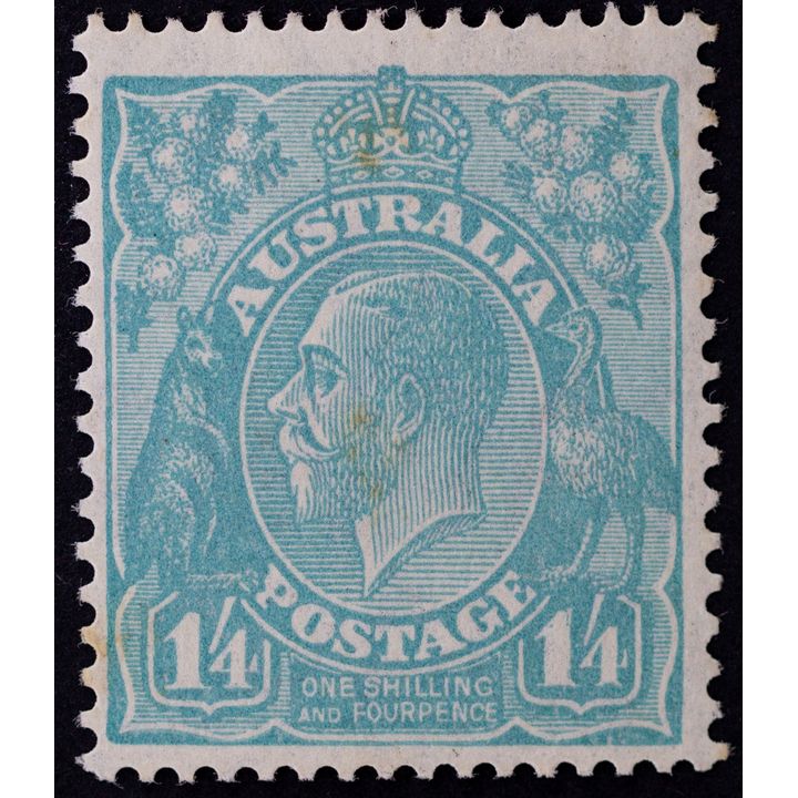 Small Multiple Watermarks, One Shilling & Fourpence, 1928, Good