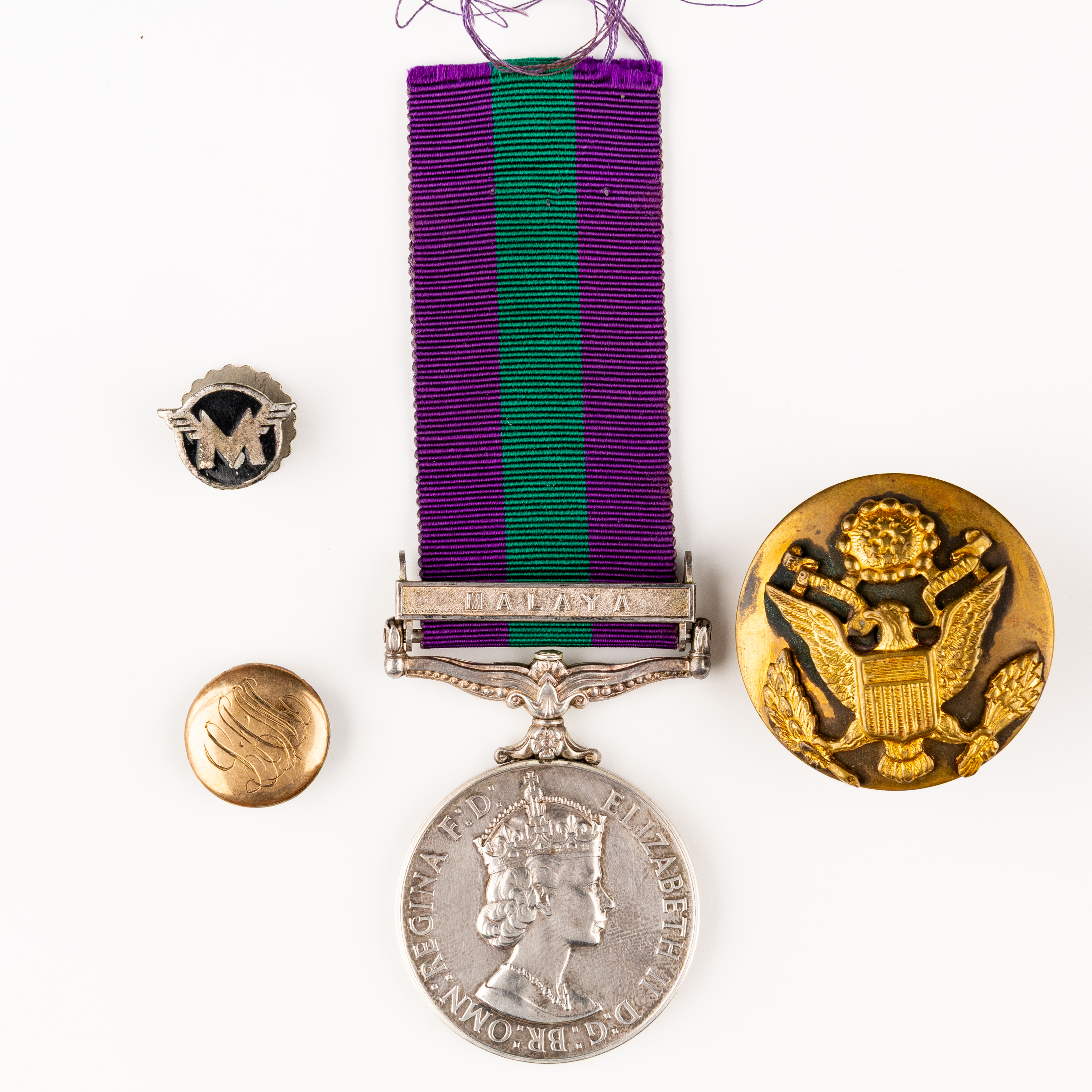 General Service Medal with Malaya Clasp, 1918 - 1962, EF