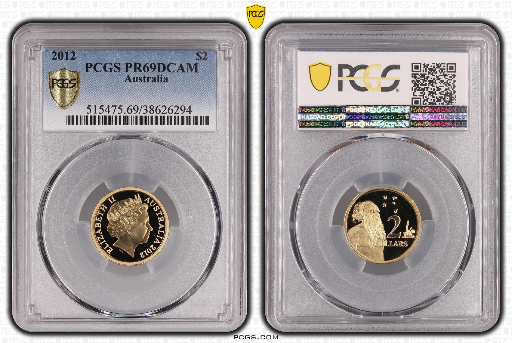 Two Dollar, 2012, PCGS PR69DCAM