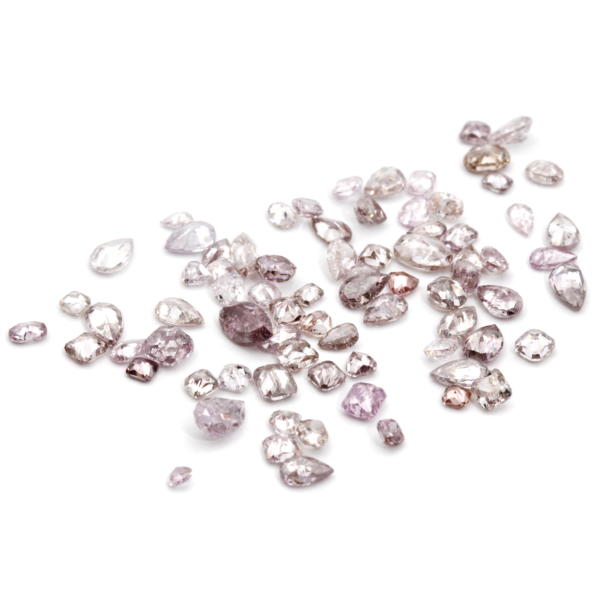 312. · 9.3ct Pink / Purple Coloured Diamond  Parcel