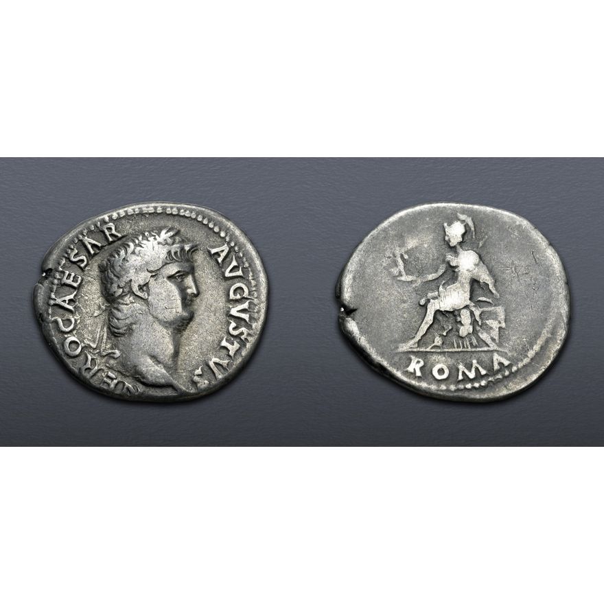 64 Ad Rome Ruler Nero. AD 54-68. AR Denarius (19.5mm, 3.20 g, 6h). Rome mint. Struck ...