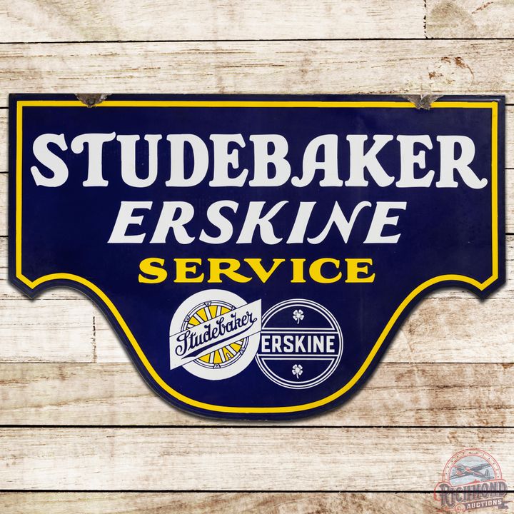 48" Studebaker Erskine Service DSP Sign - 8.75 & 8.25