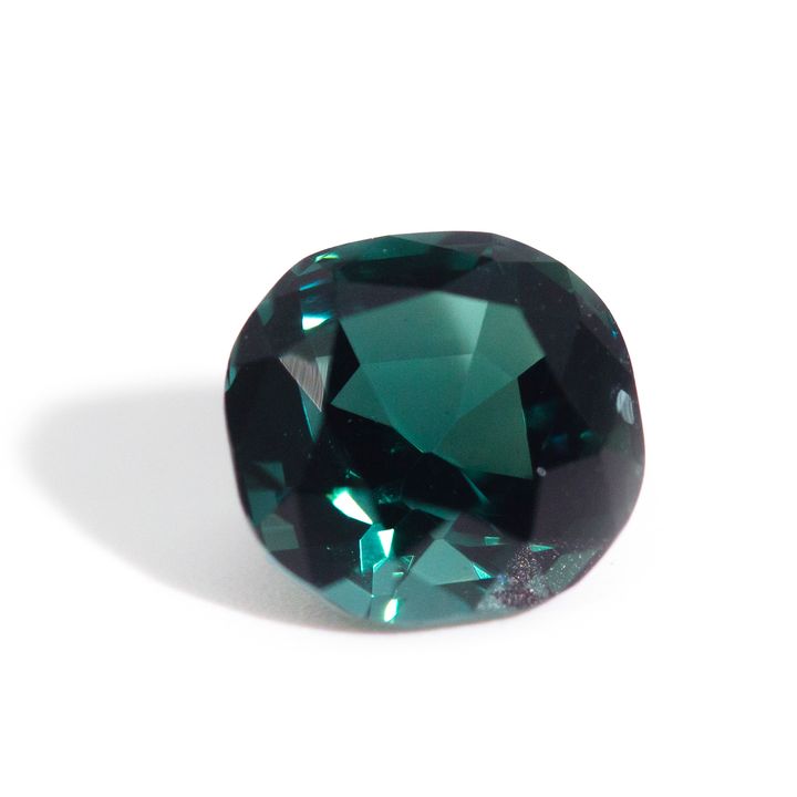 2.38 Carat Cushion Shape Teal Tourmaline
