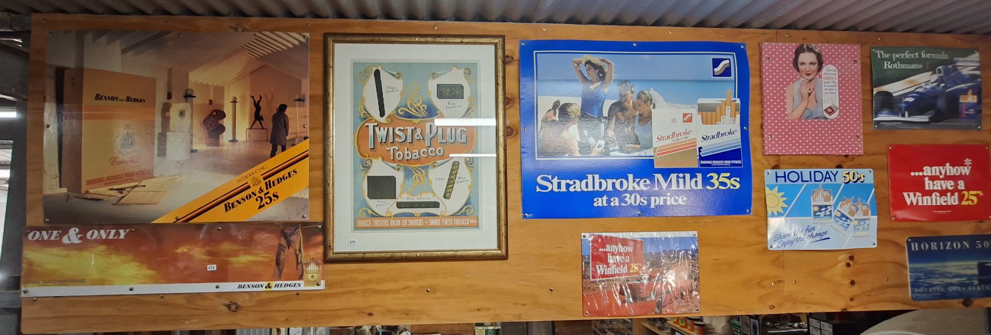 Cigarette Advertising Signs