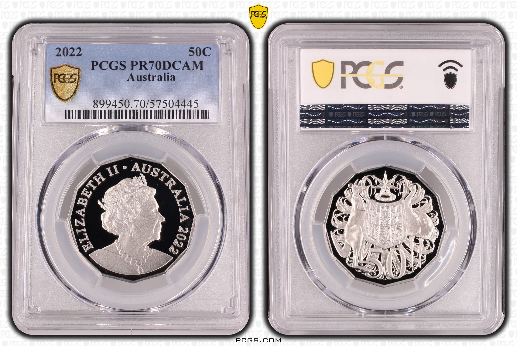 Fifty Cent, 2022, PR70DCAM