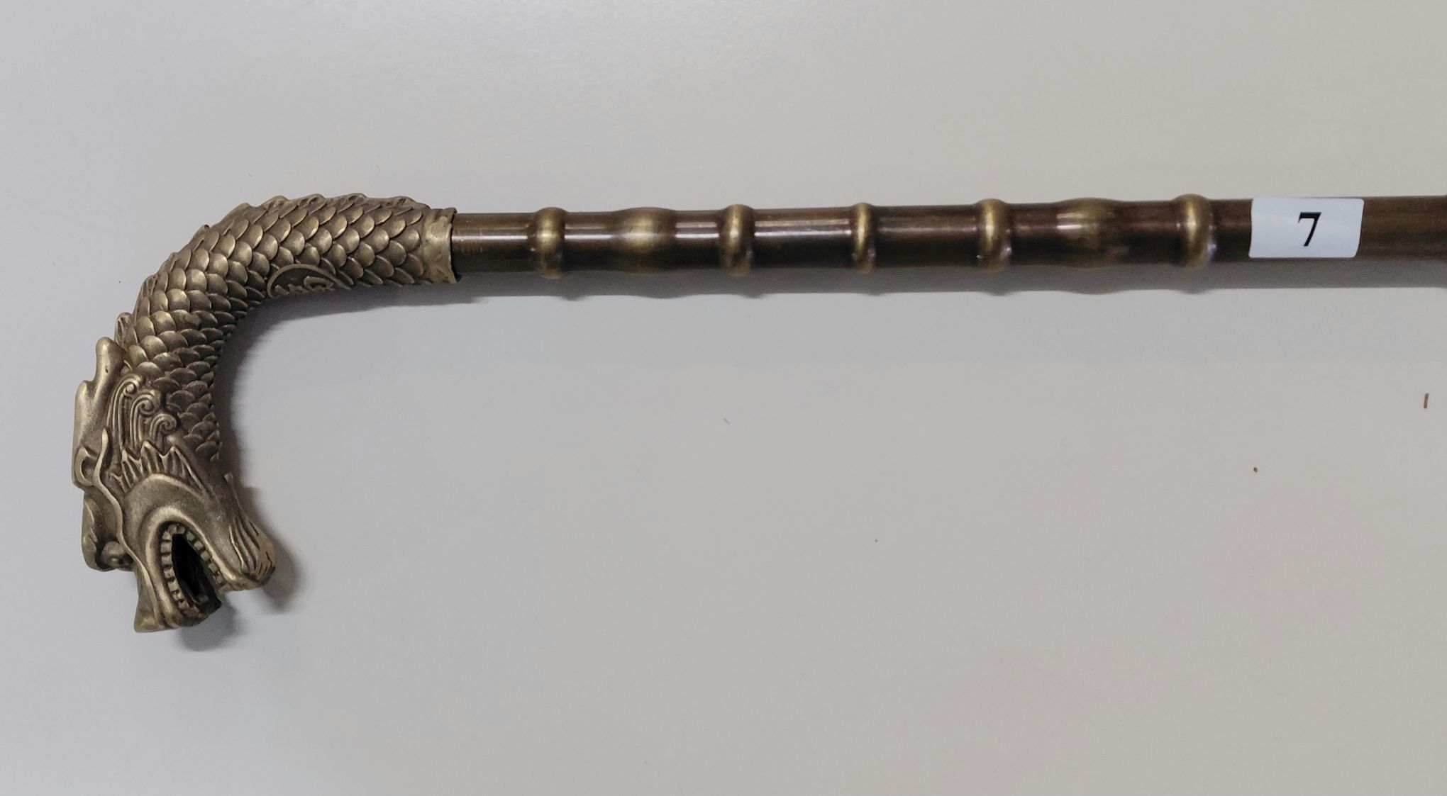 7 · BRASS WALKING STICK