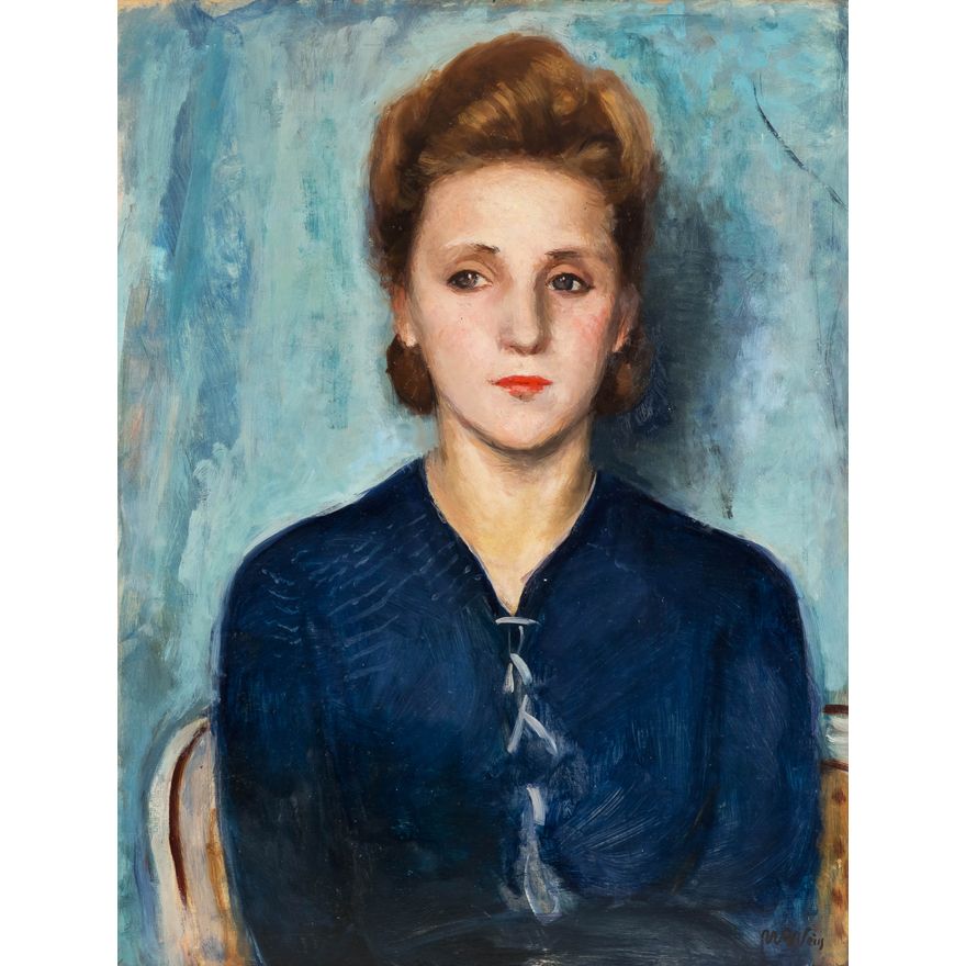 Wojciech Weiss | Portret Jadźki (Jadwigi Gofroniowej, ostatniej modelki Artysty), ok. 1937 r.
